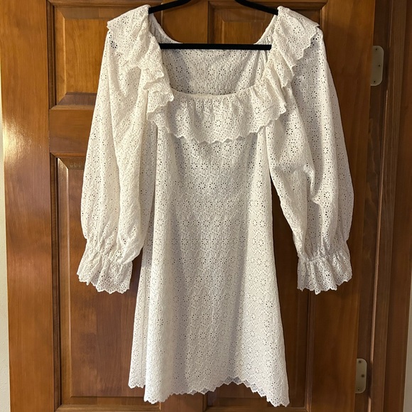 DOWN Eyelet Franique Dress S - Picture 3 of 7
